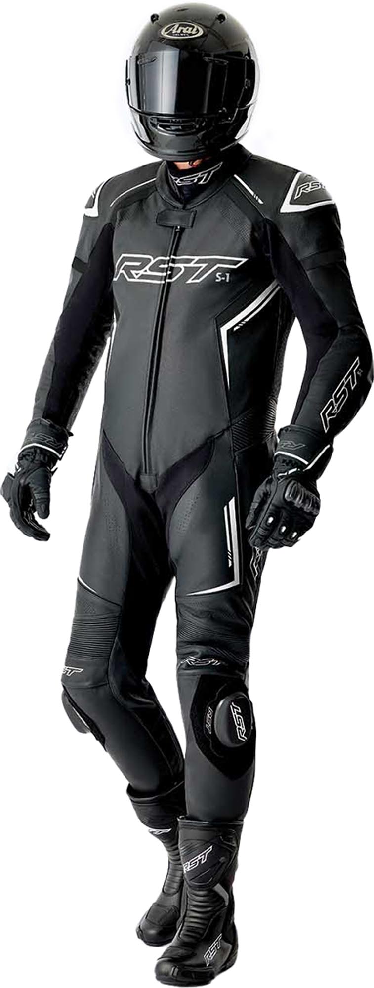 RST S1 D30 perforated 1-Piece Motorcycle Leather Suit black/white 54 Figure 11