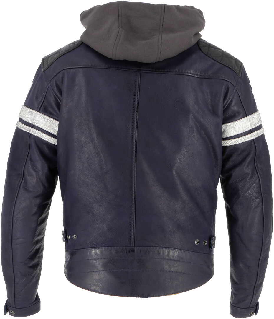Helstons Riposte Motorrad Lederjacke dunkelblau L Abbildung 2