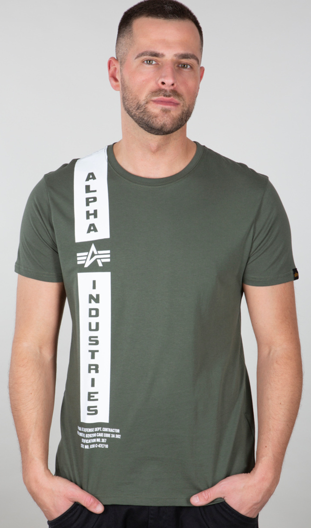 Alpha Industries Defense T-shirt Oliv S Figur 1