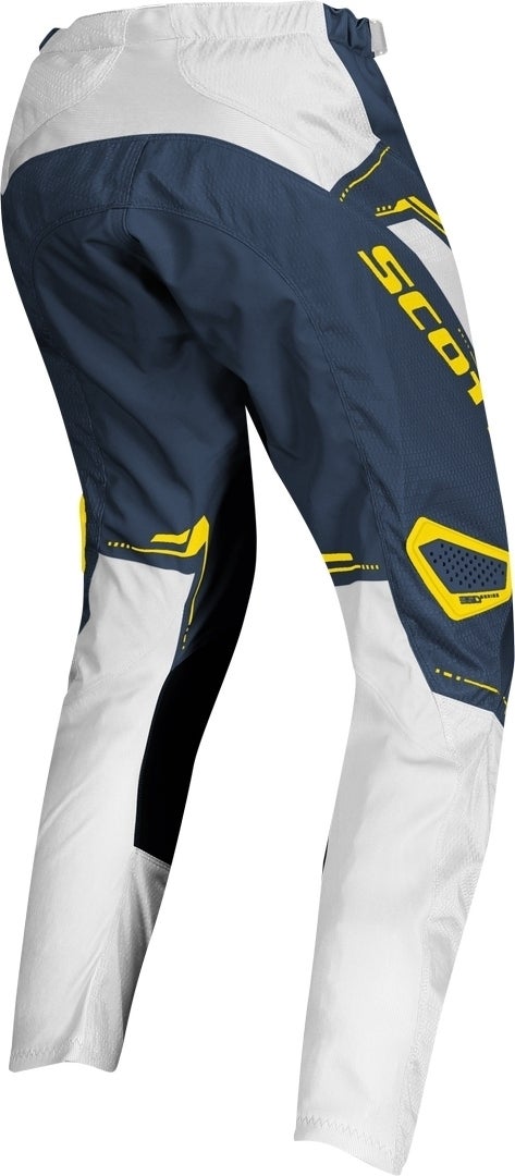 Scott 350 Dirt Regular Motocross bukser blå/gul 34 Figur 2