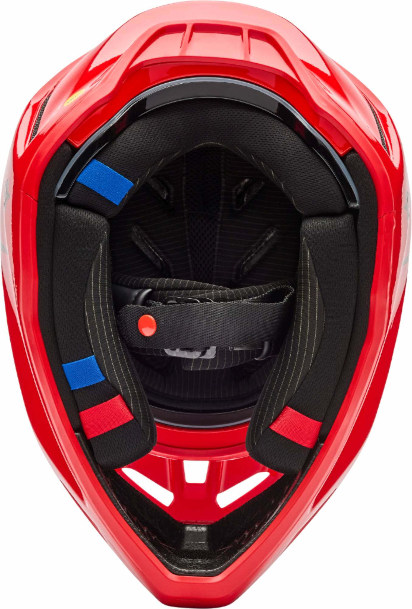 Side view of FOX V3 RS Fracture Carbon Motocross Helmet