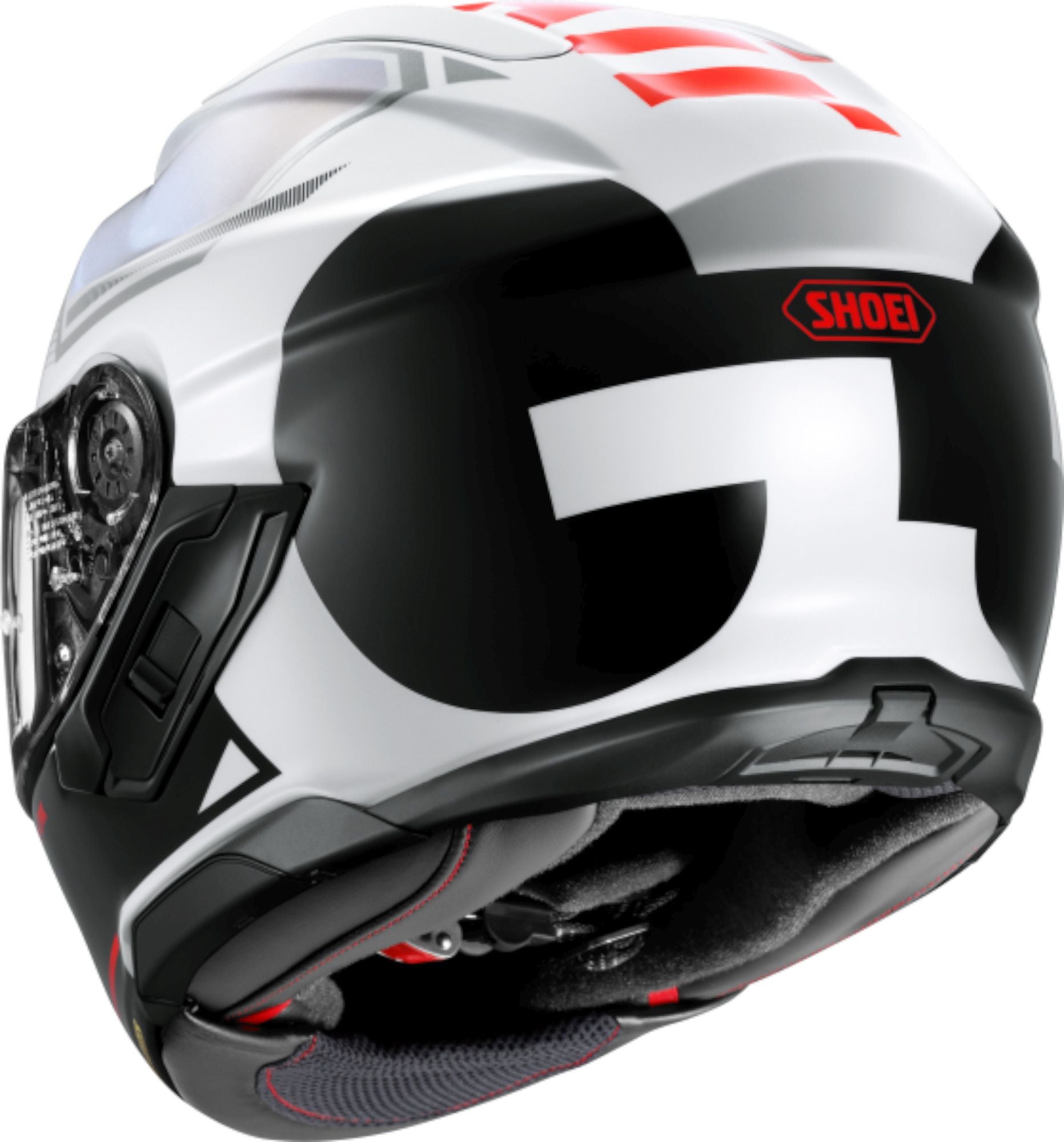Shoei GT-Air 3 Mike Casque Blanc/Noir/Rouge M (57/58) Figure 3