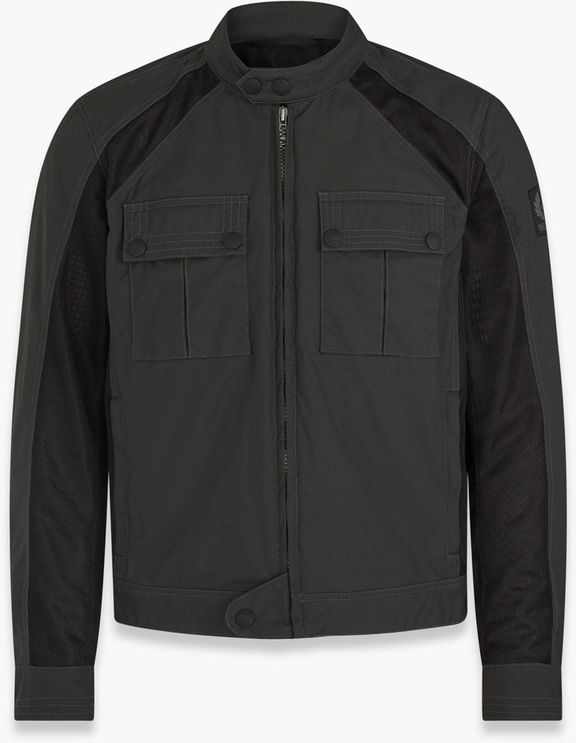 Belstaff Temple Veste Textile moto Vert militaire M Figure 1