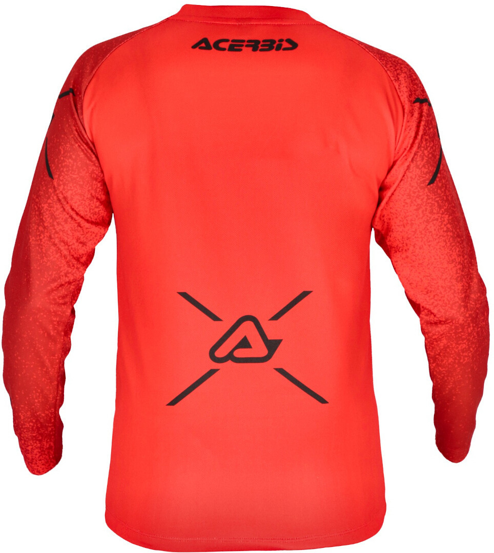 Acerbis MX J-Kid 5 Tricou de motocross pentru copii Roșu/Negru XS Figura 3