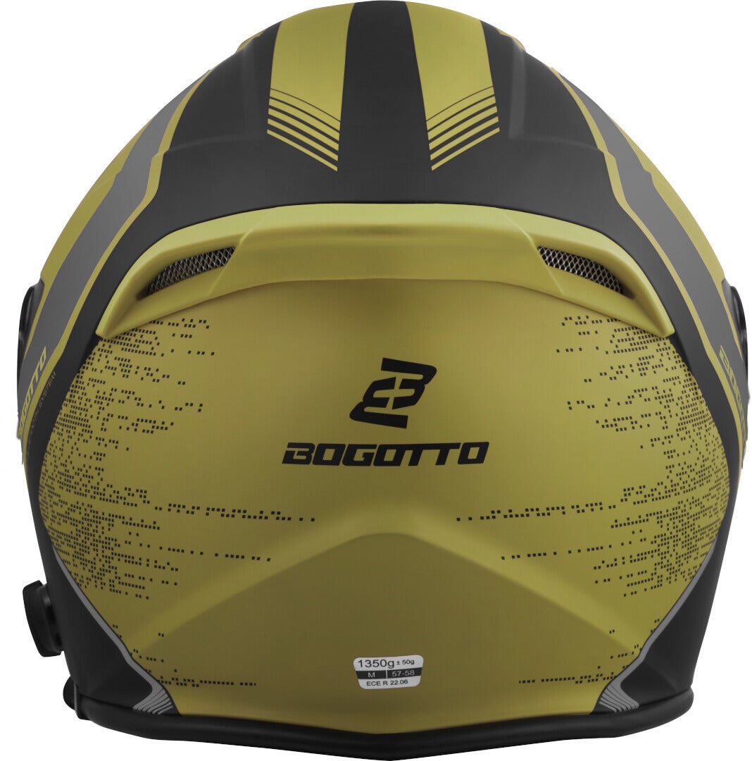 Side view of Bogotto H586 BT Illus Bluetooth Jet Helmet
