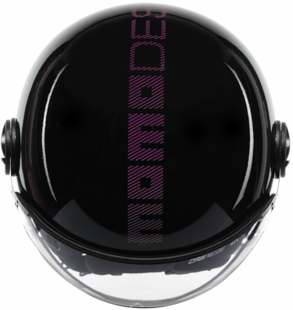 MOMO FGTR Classic Stripes Jet hjälm Svart/rosa S (55/56) Figur 2