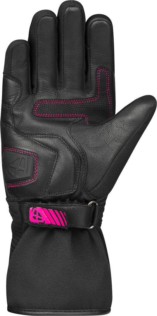 Ixon Pro Midgard Vandtætte damer vinter motorcykelhandsker sort/pink XL Figur 2