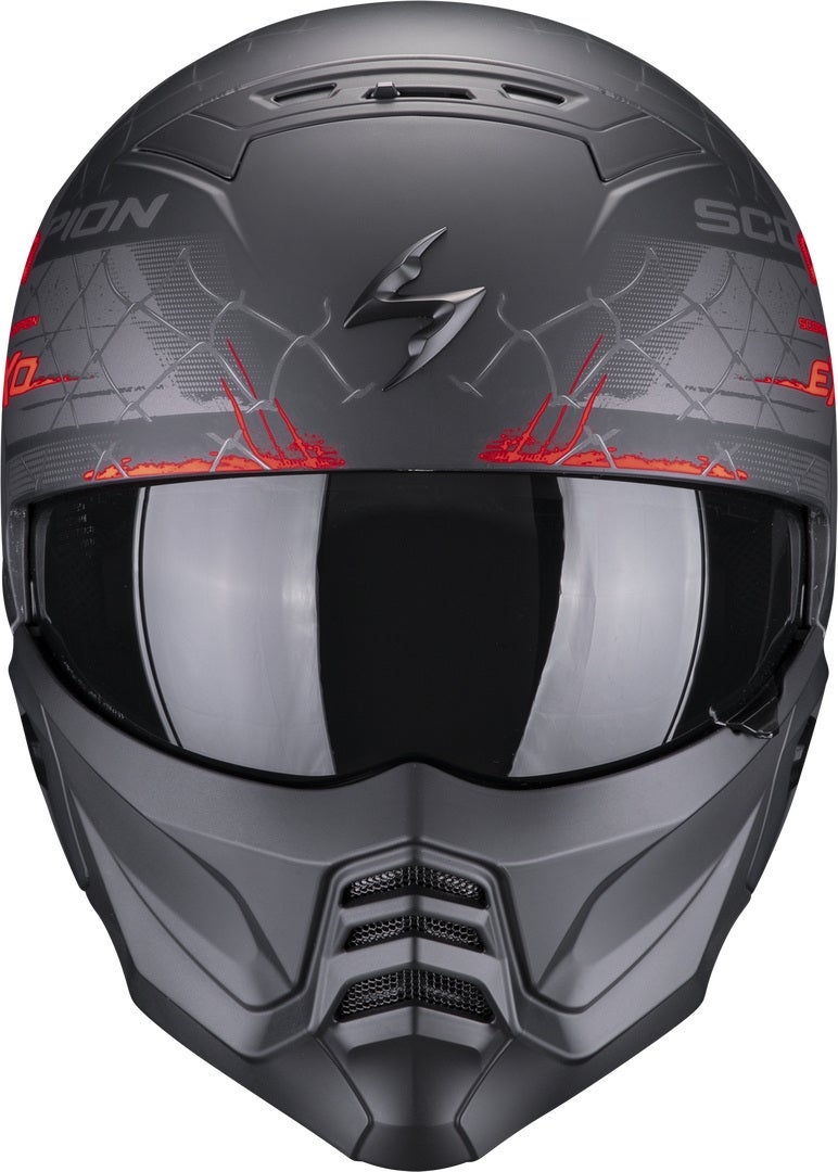 Scorpion EXO-Combat II Xenon Helmet black matt/red S (55/56) Figure 3