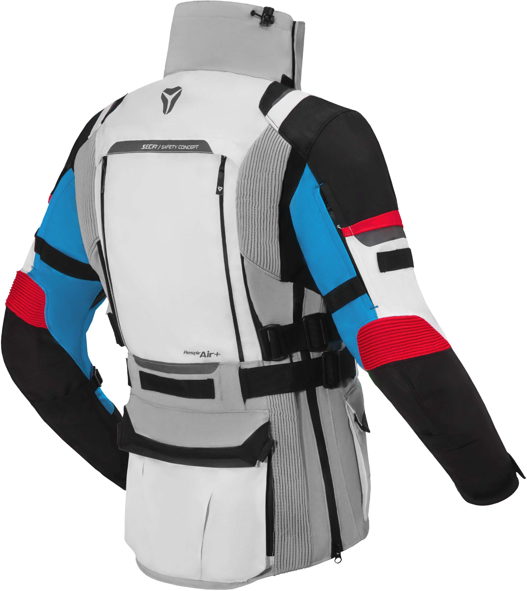 Seca Arrakis III waterproof Motorcycle Textile Jacket grey/blue/red L Figure 3