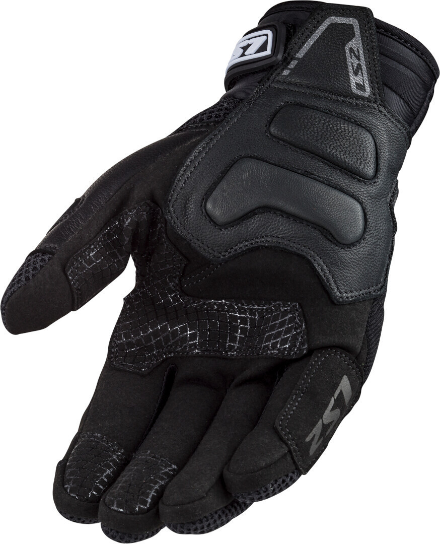 LS2 Vega Mesh Motorrad Handschuhe schwarz L Abbildung 2