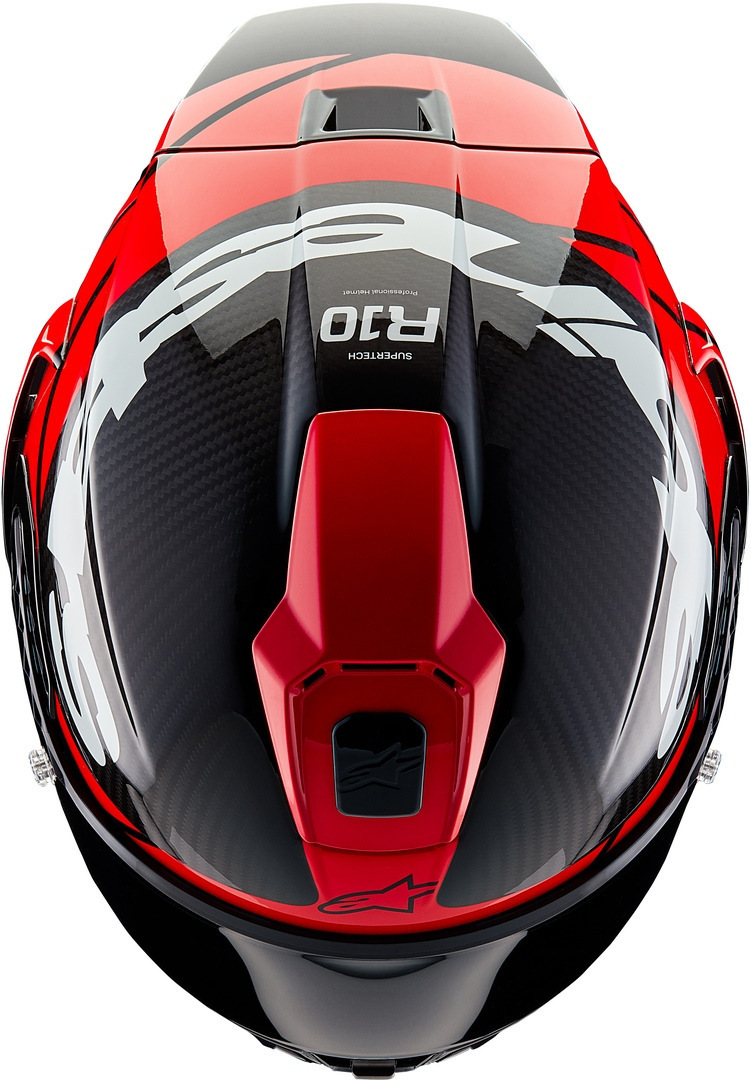 Alpinestars Supertech R10 Element Carbon Helm schwarz/rot/weiß M (57/58) Abbildung 2