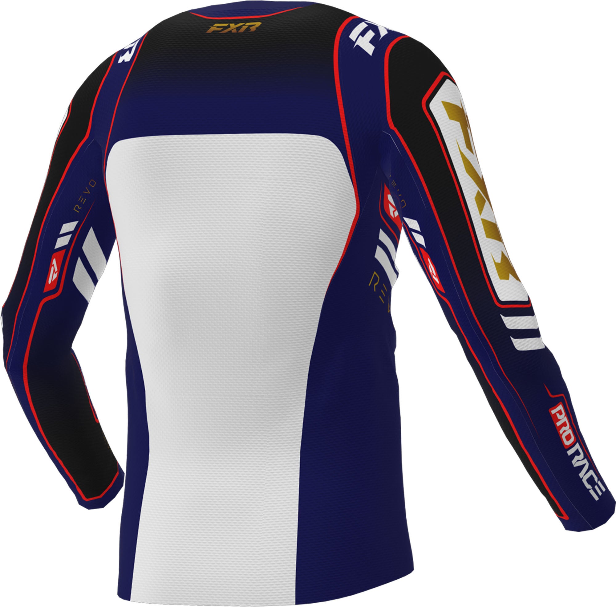 FXR Revo Alpha Motocross Jersey blau/weiß/schwarz/rot 2XL Abbildung 2