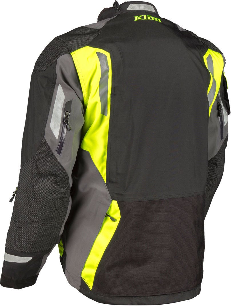 Klim Badlands Pro Motorcycle Textile Jacket neon yellow L Figure 6