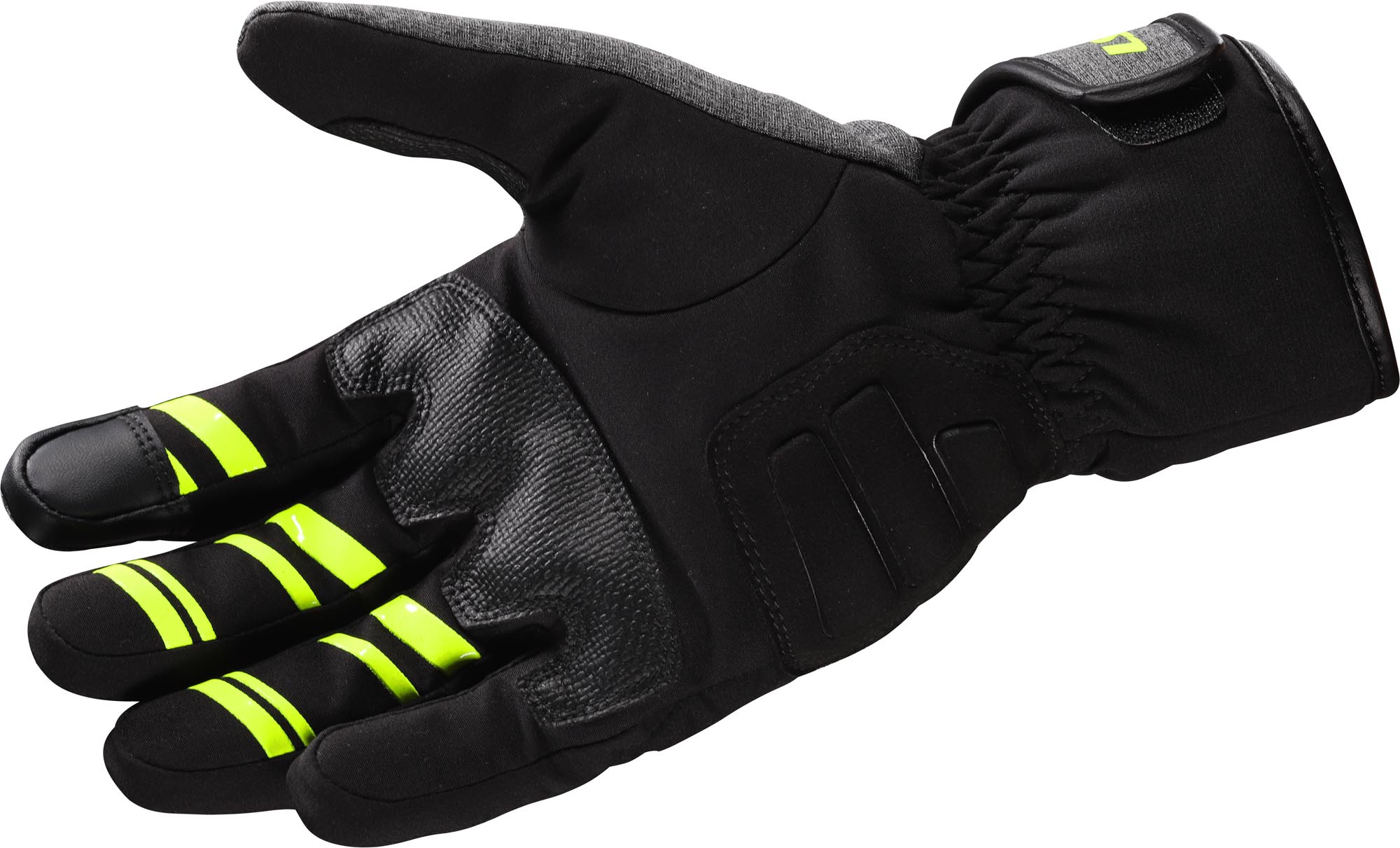 LS2 Urbs II waterproof Motorcycle Gloves black/grey/yellow M Figure 2