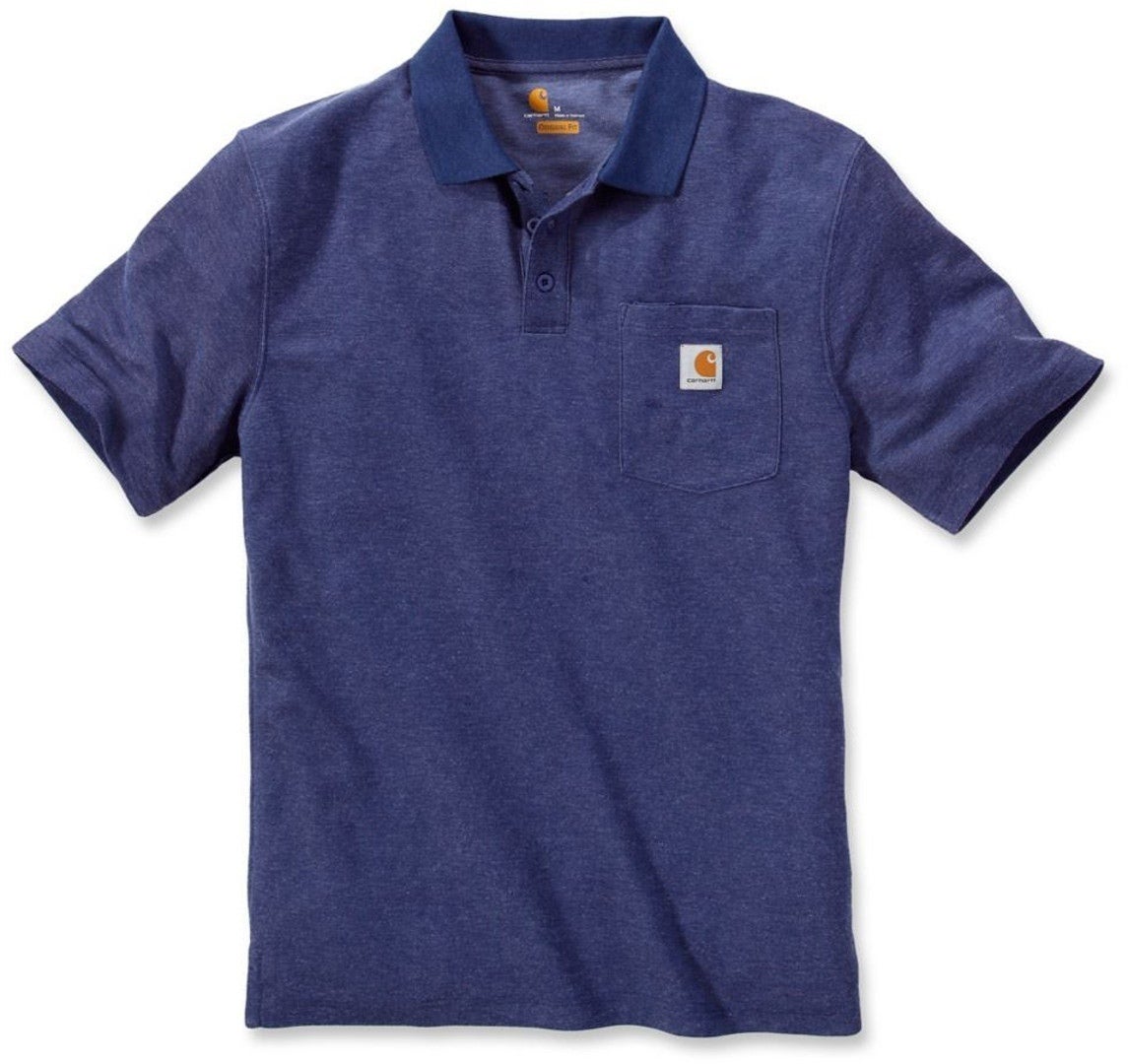 Carhartt Contractors Work Pocket Polo blu M Figura 1
