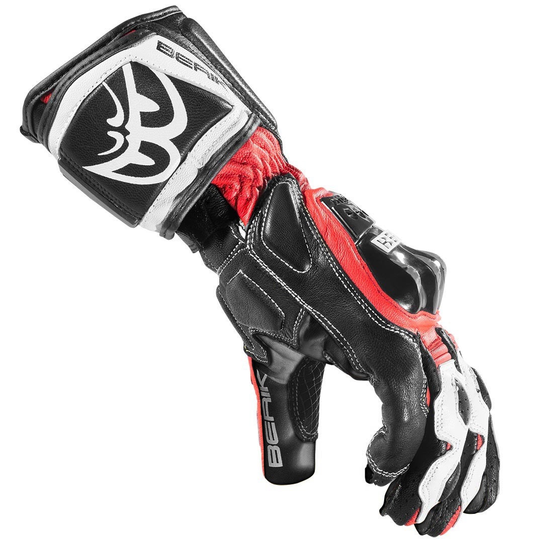 Berik Segullo Motorcykel handsker rød/hvid/sort XL Figur 4