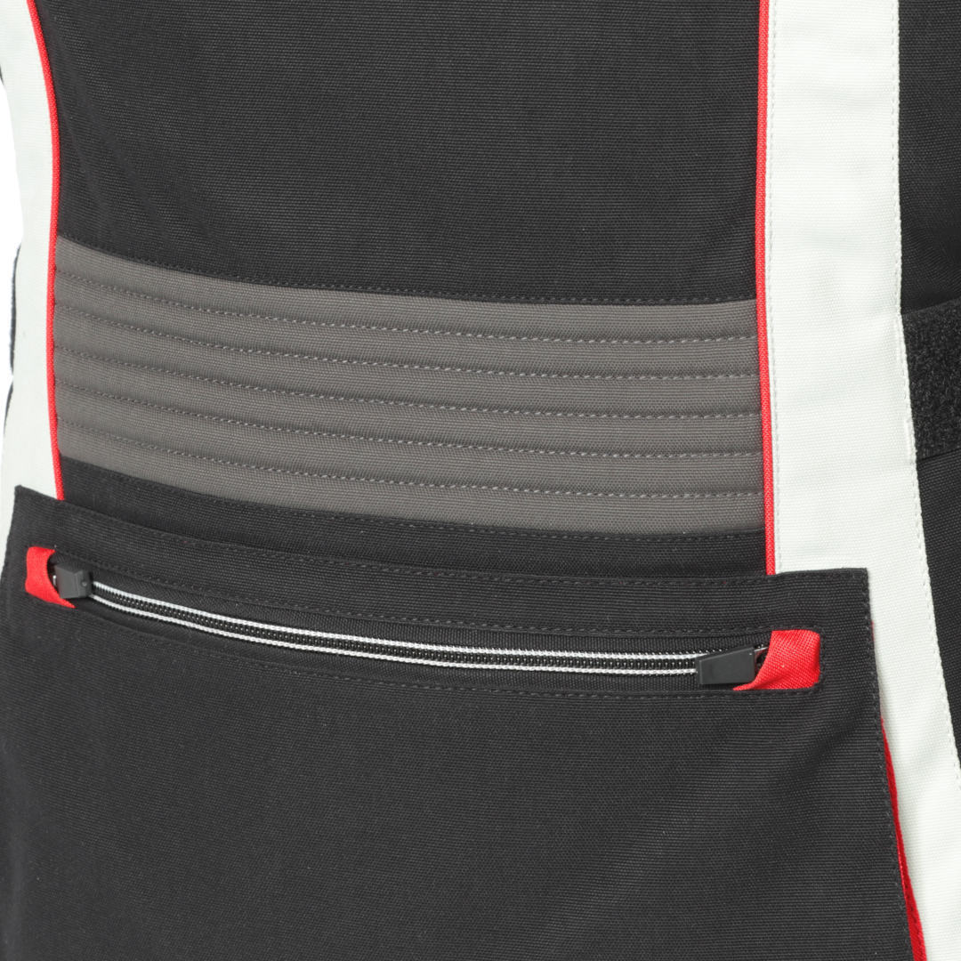 Büse Linda Damen Motorrad Textiljacke schwarz/grau/rot 48 Abbildung 4