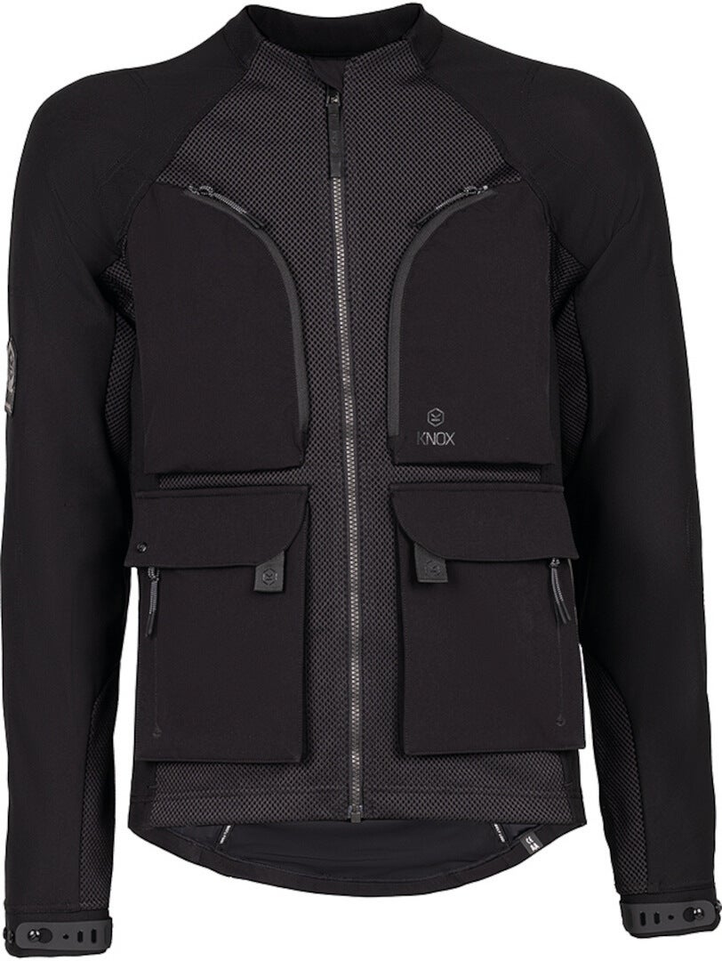 Knox Tor Protector Jacket with Rain Jacket black XL Figure 1