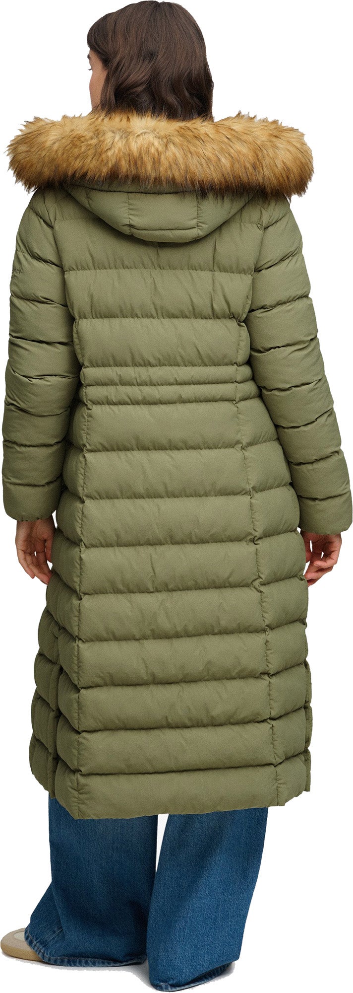 Superdry & Co Fuji Дамско яке Зелено/Каки XS Фигура 6