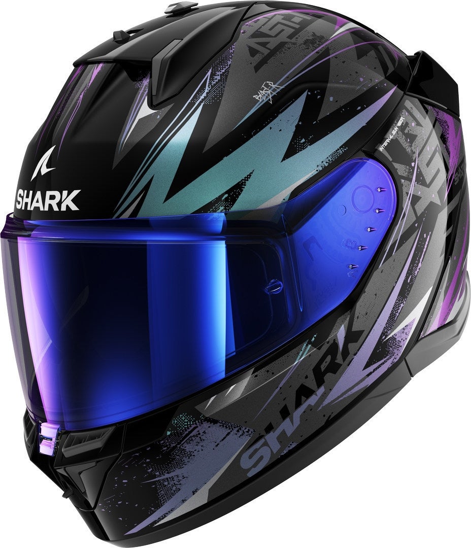Shark D-Skwal 3 Blast-R Casco nero/verde/blu S (55/56) Figura 1