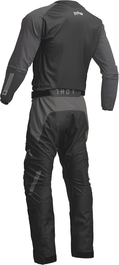 Thor Terrain Motocross Jersey schwarz/grau M Abbildung 2