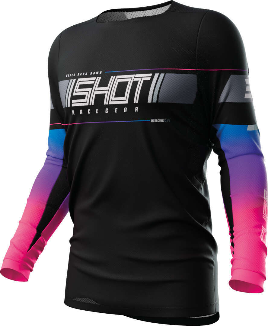 Shot Contact Indy Motocross trøje Sort L Figur 1