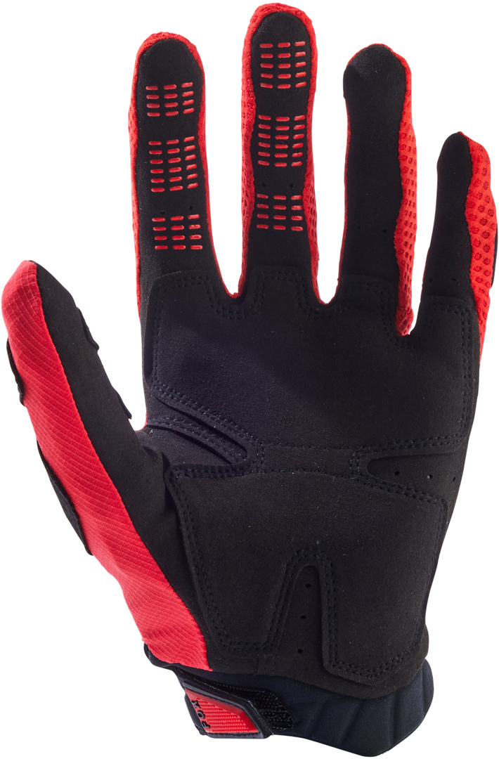 FOX Pawtector Motocross Handschuhe schwarz/rot M Abbildung 2