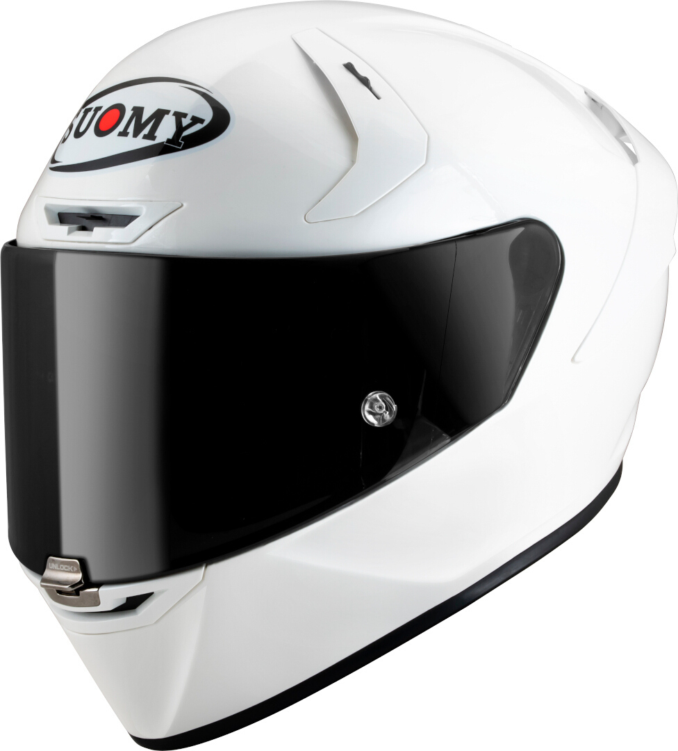Suomy SR-GP Plain Hjälm Pärlemorsvit S Figur 3