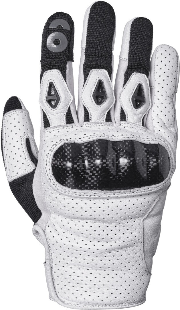 GMS Solis Motorcycle Gloves white/black M Figure 1