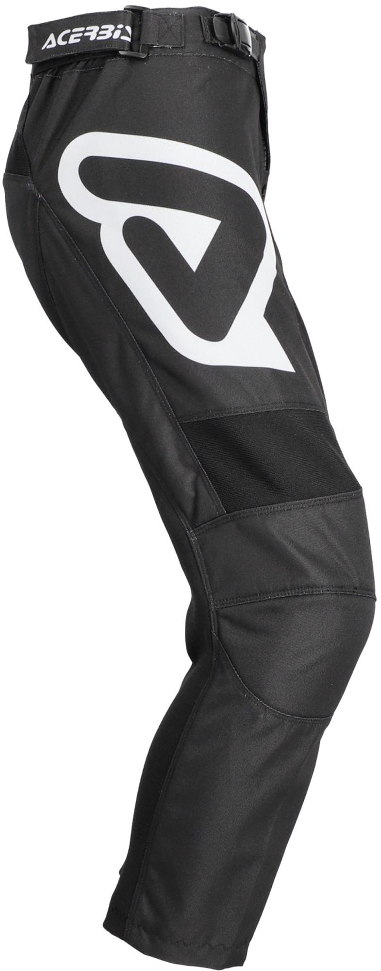 Acerbis MX Linear Logo Ungdoms motocrossbukser Sort/hvid 18 Figur 3