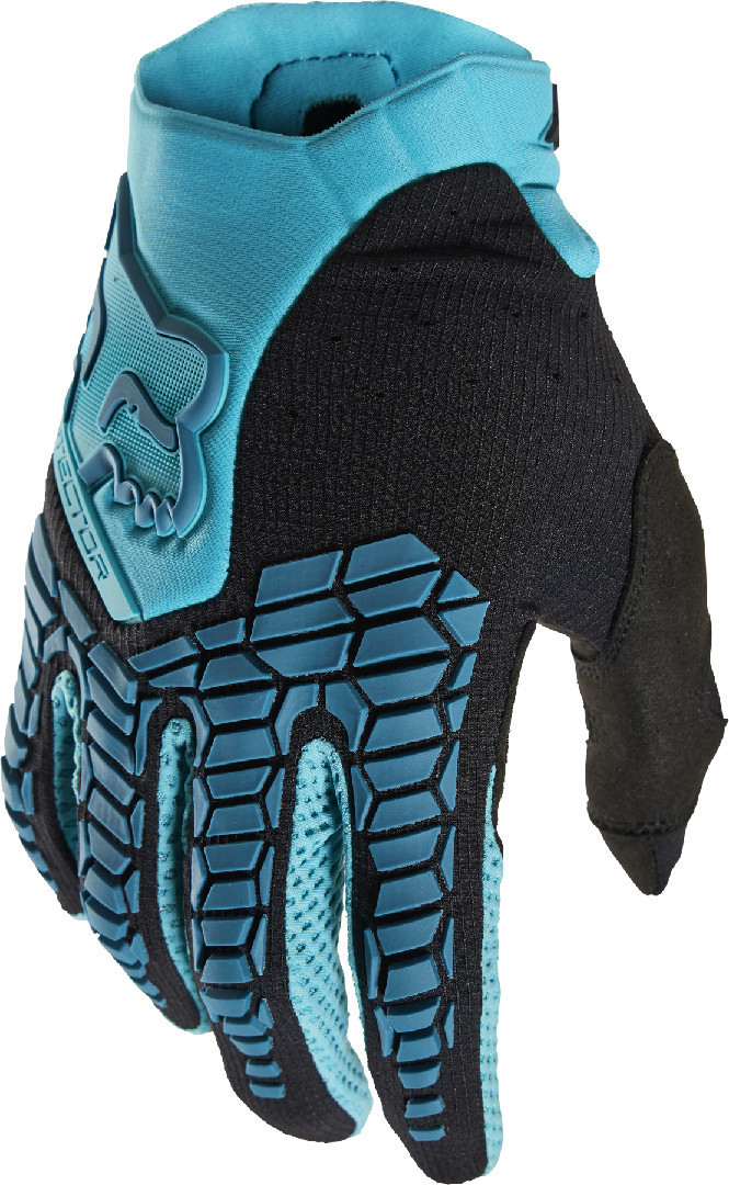 FOX Pawtector Motocross handsker turkis/sort M Figur 1