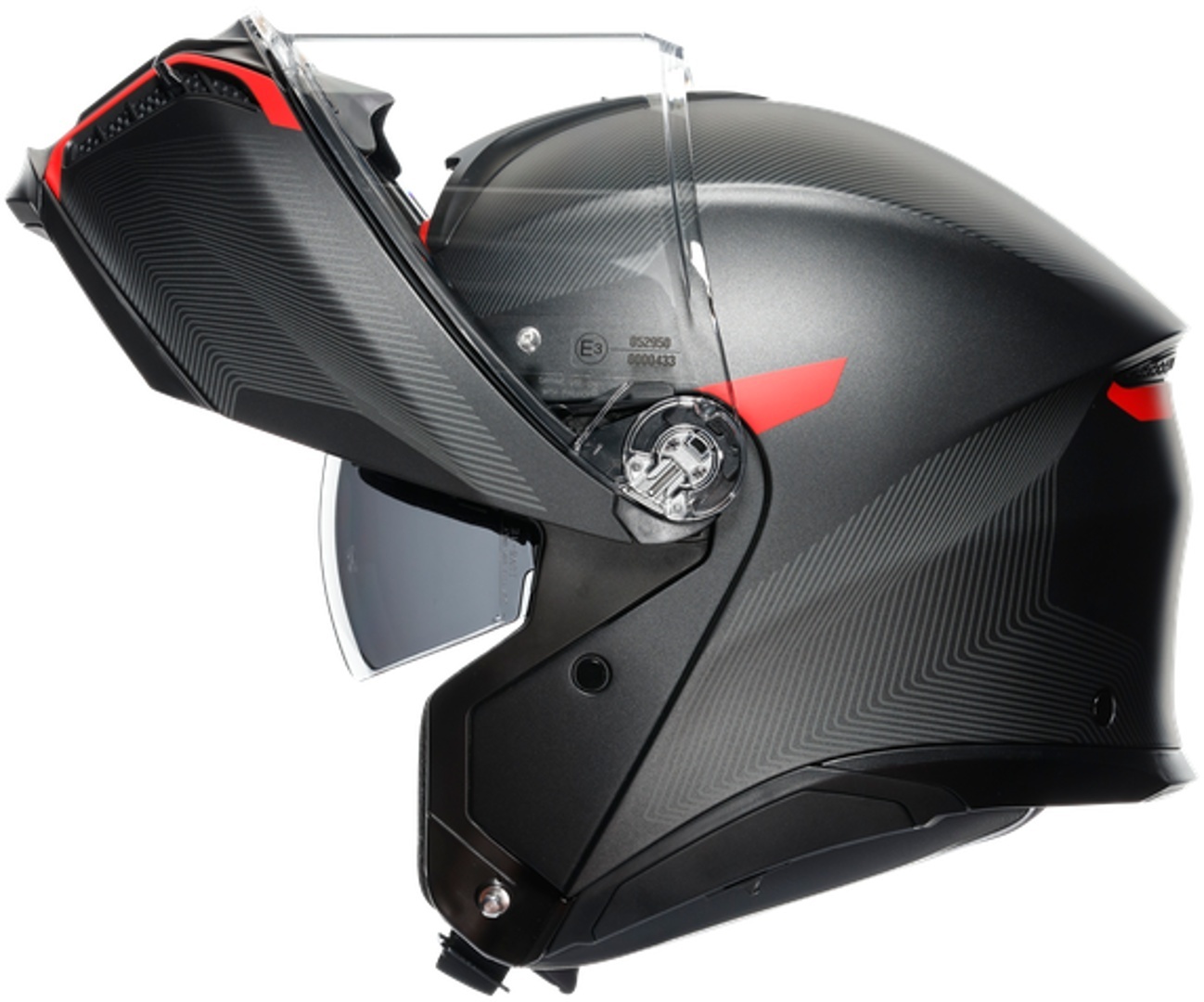 AGV Tourmodular Frequency Helm grau/rot M (57/58) Abbildung 2