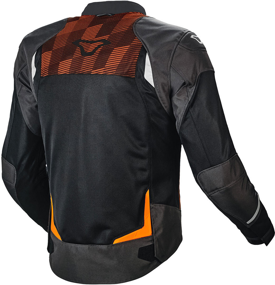 Macna Orcano Motorcycle Textile Jacket black/orange XXL Figure 2