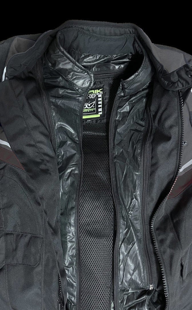 Berik Safari Pro Waterproof 3in1 Motorcycle Textile Jacket black/grey 60 Figure 3