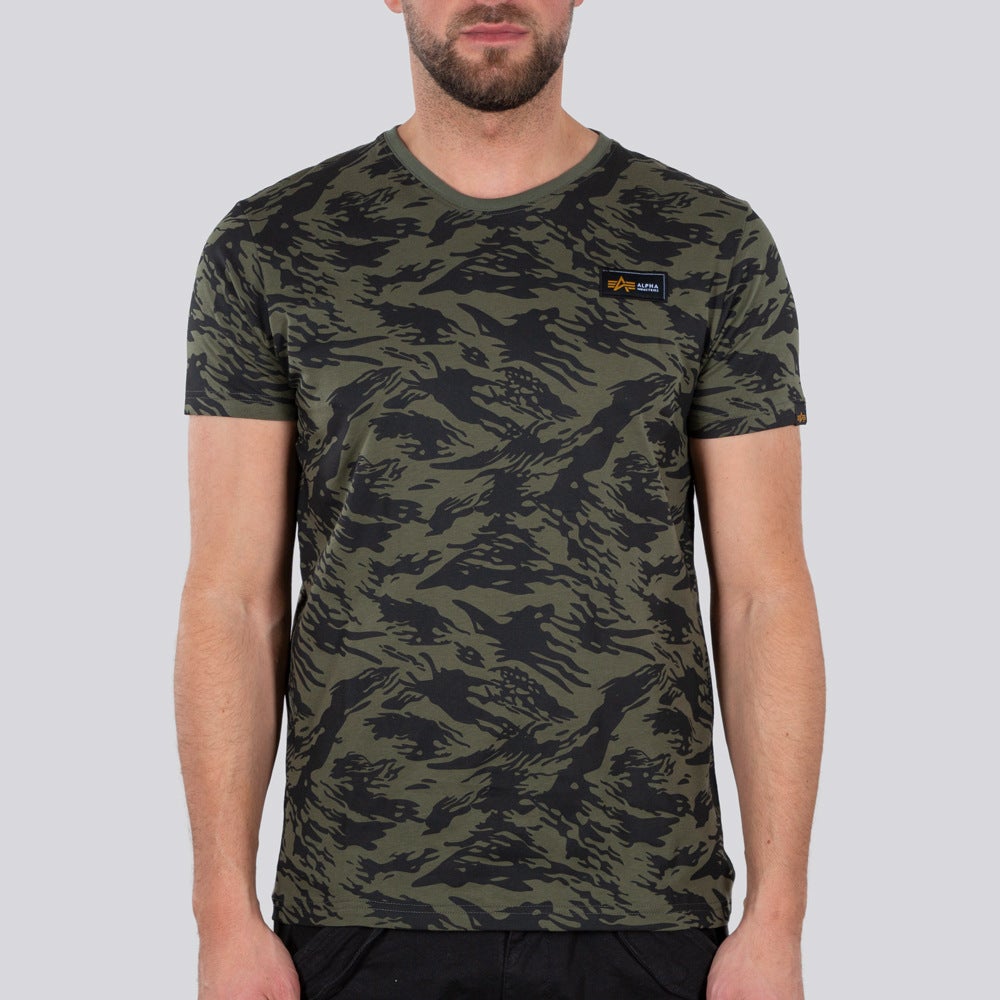 Alpha Industries Tactical Camo T Brushstroke Тениска M Фигура 1