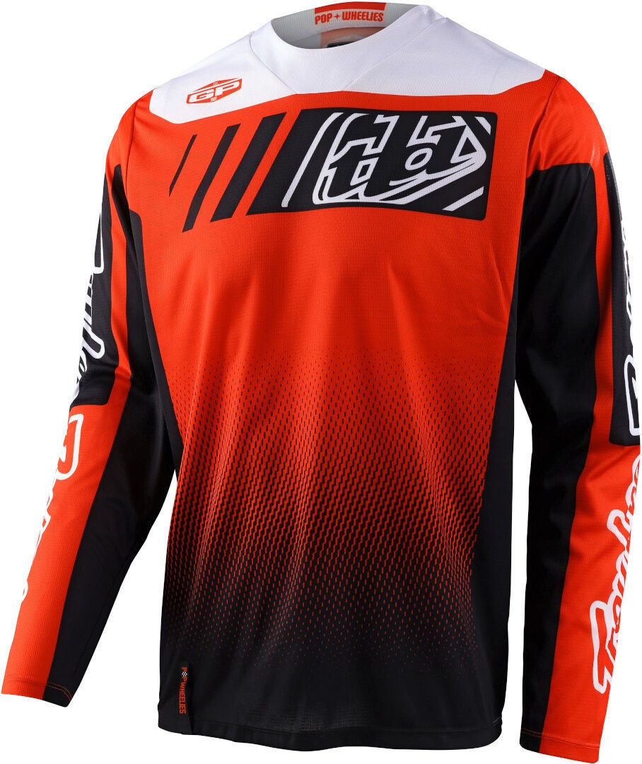 Troy Lee Designs GP Gear Icon Motocross trøje sort/orange M Figur 1