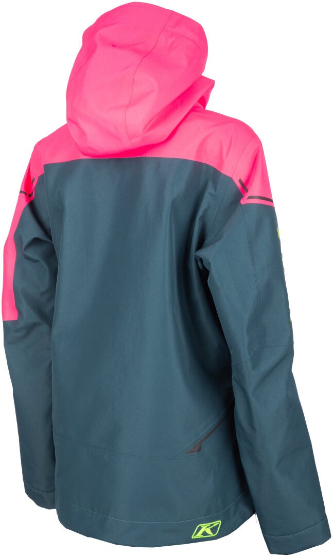 Klim Alpine 2022 Snowmobile Jacket petrol/pink S Figure 2