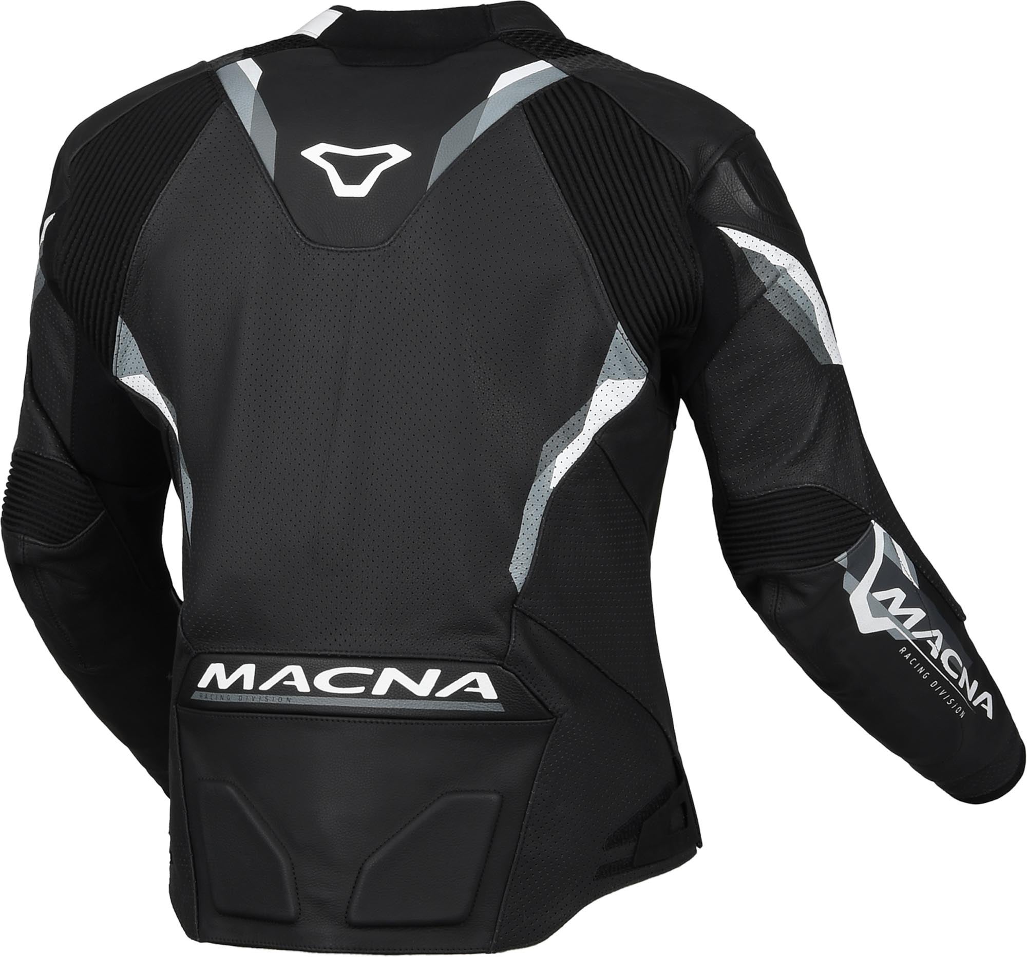 Macna Evoctane Motorleren jas zwart/wit 50 Figuur 2
