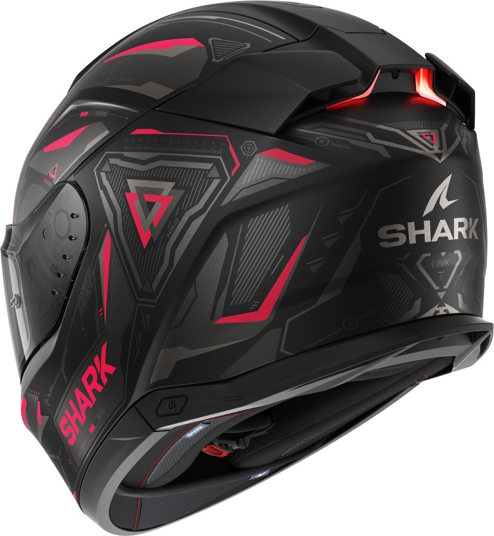 Shark Skwal i3 Linik Casco nero opaco/viola M (57/58) Figura 3