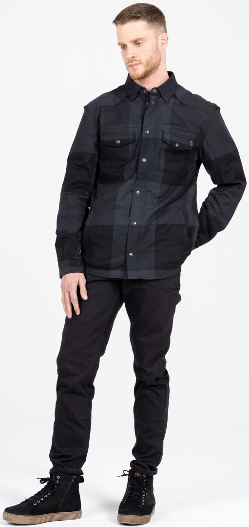 John Doe Classic Tapered Motorcykel Jeans Sort 32/32 Figur 25