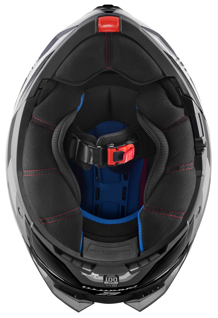 Bogotto FF404 Ezion Cască Flip-Up Negru mat/gri M Figura 8