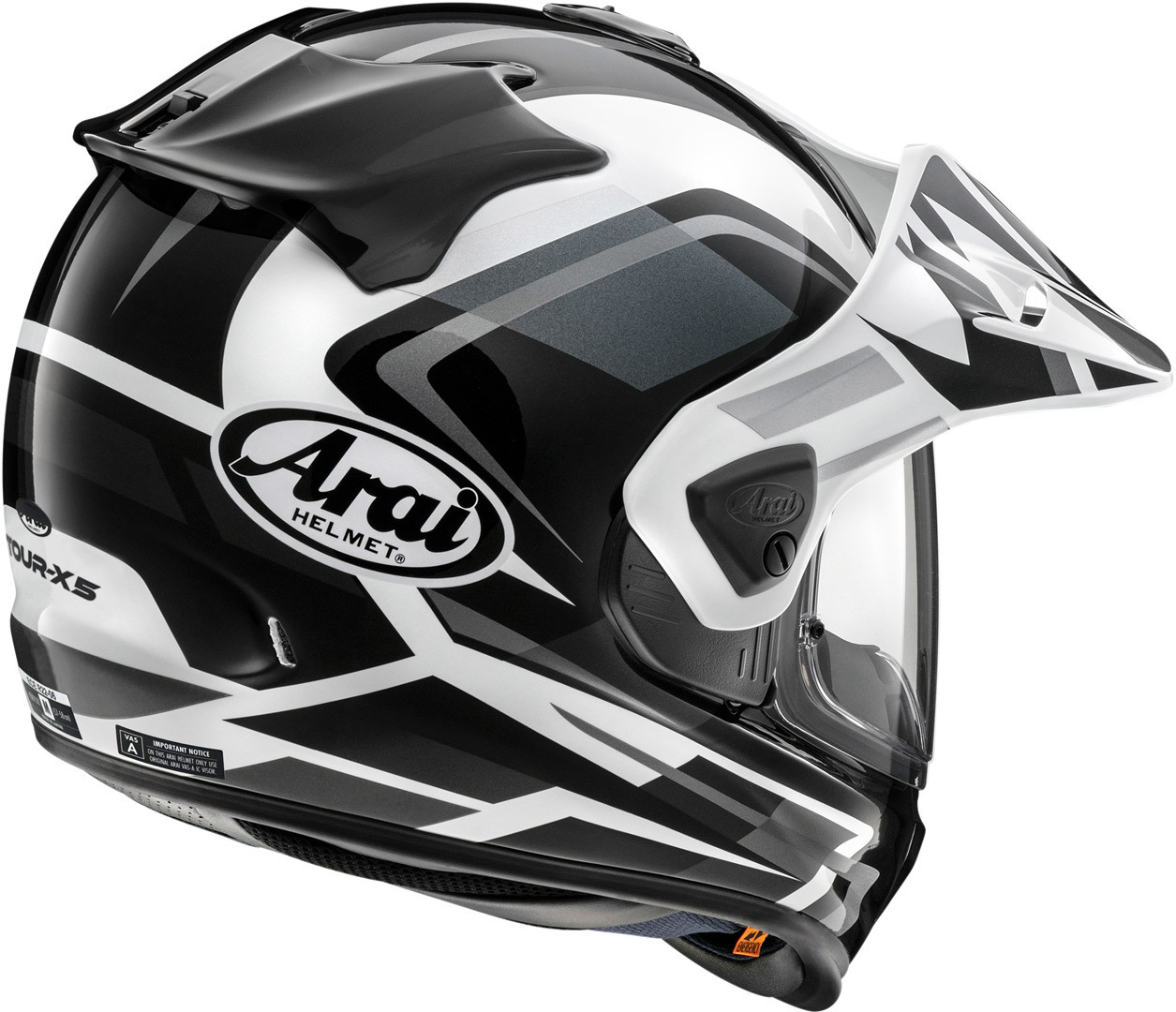 Arai Tour-X5 Discovery Cască de motocross Alb/Gri/Negru XL (61/62) Figura 2