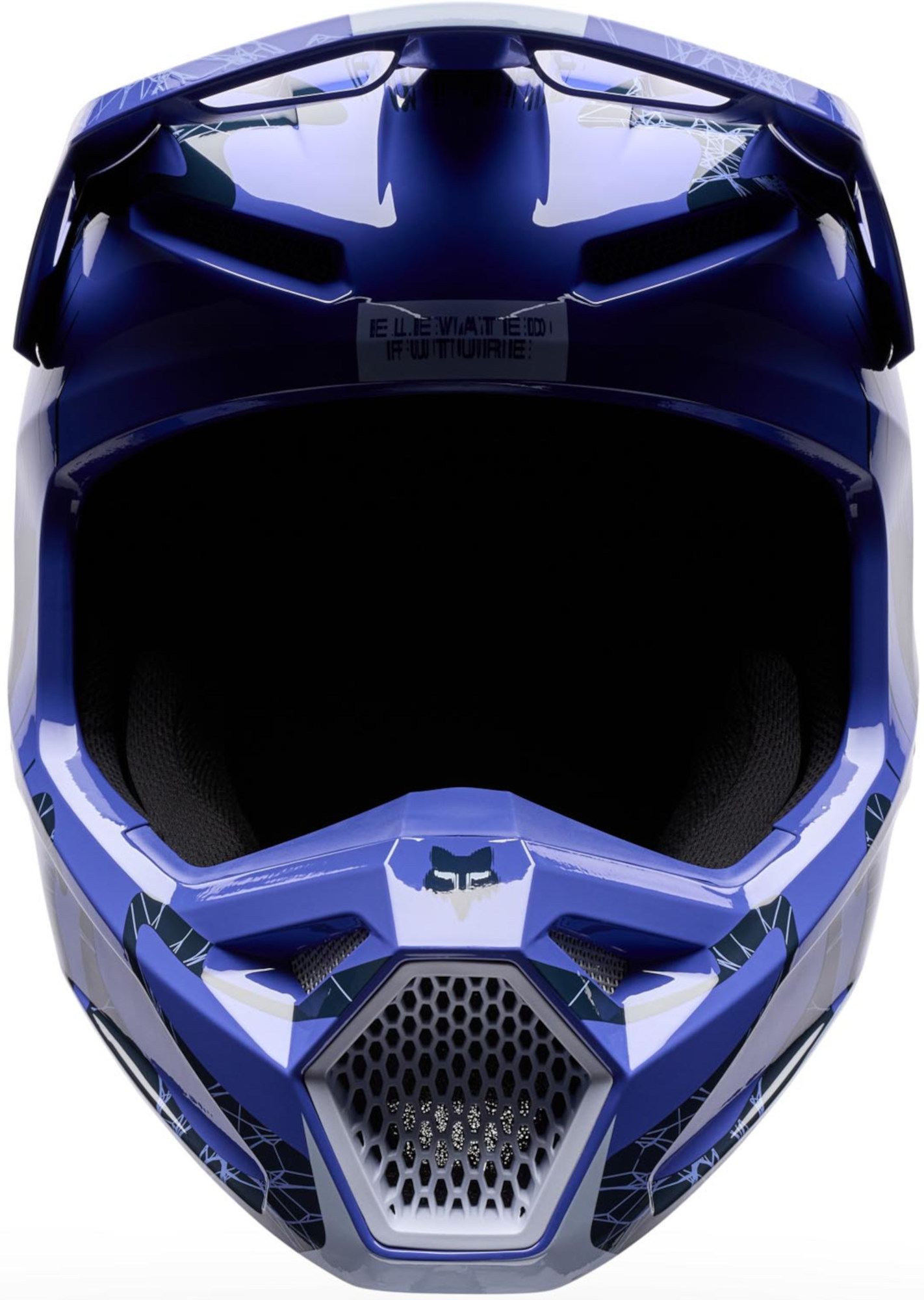 FOX V1 Diffuse Special Edition Capacete de Motocross Juvenil roxo/preto YM Figura 3
