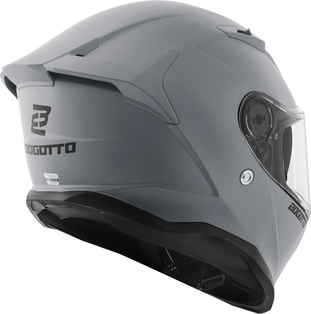 Bogotto H153 BT Bluetooth Helm hellgrau matt L Abbildung 7