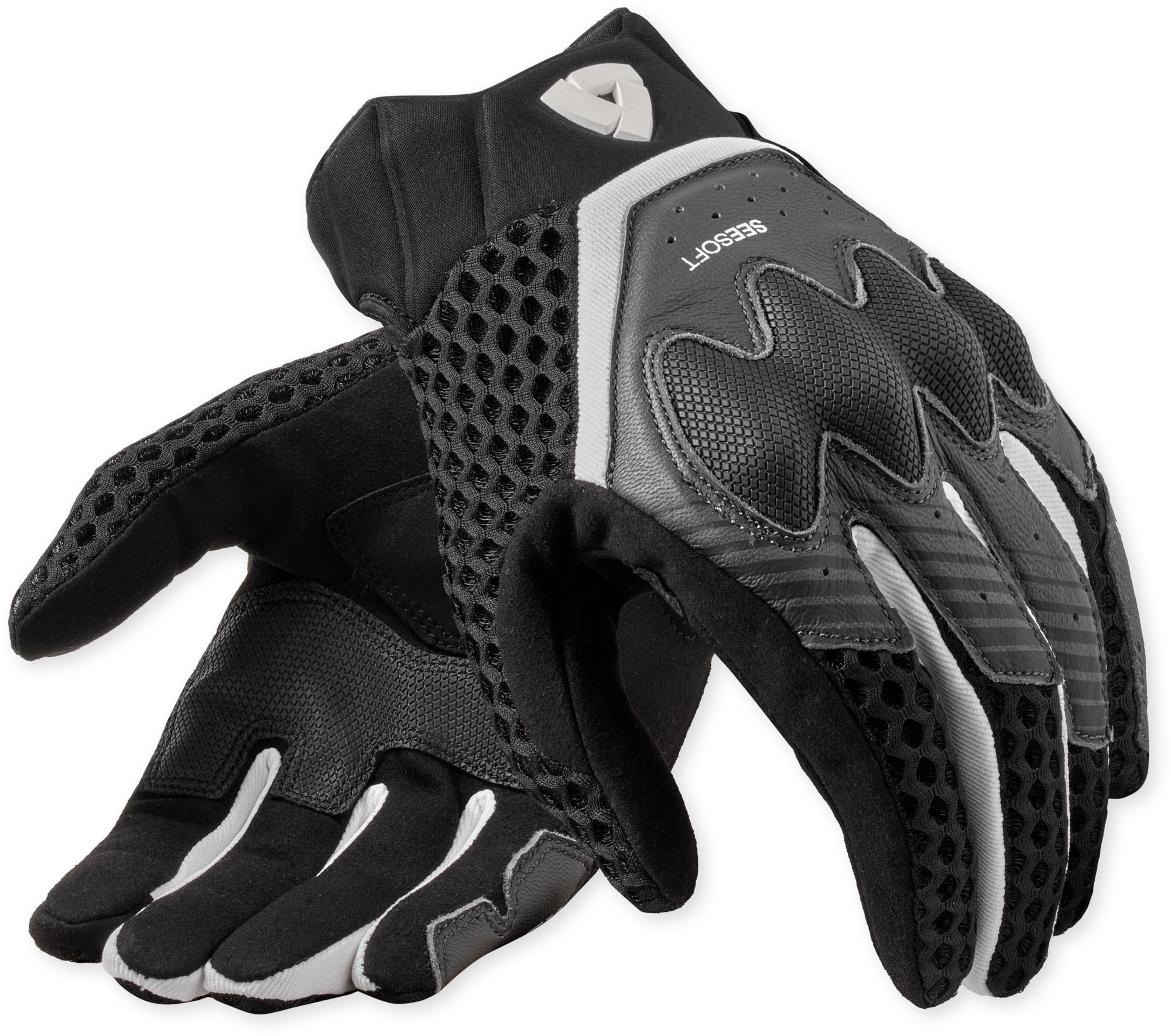 Revit Veloz Motorcykel handsker Sort/hvid S Figur 1
