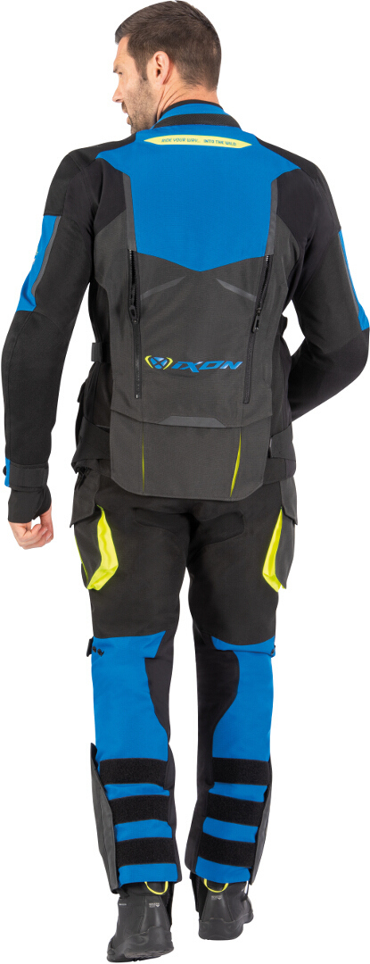 Ixon Ragnar Motorcycle Textile Jacket black/anthracite/blue L Figure 5