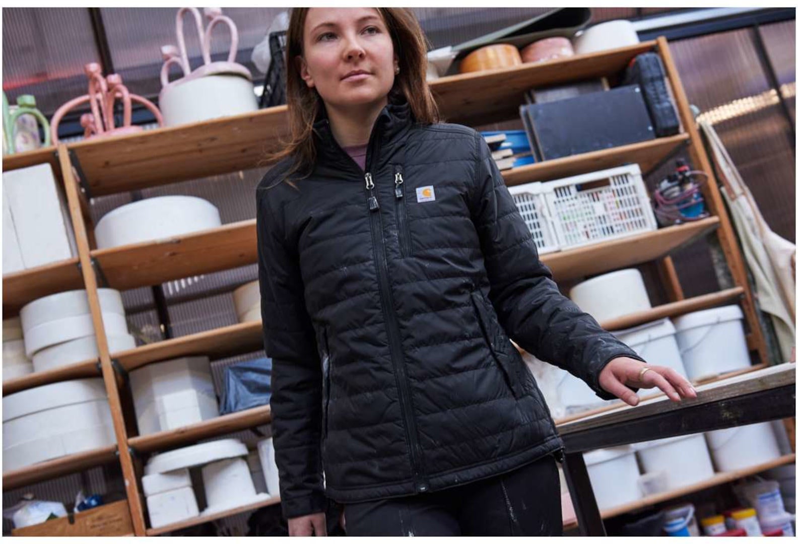Carhartt Gilliam Giacca da donna nero S Figura 3