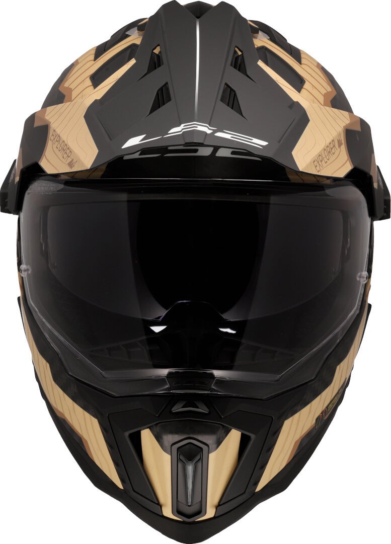 LS2 MX701 Explorer Carbon Trick Casco da motocross Sand matt S (55/56) Figura 8