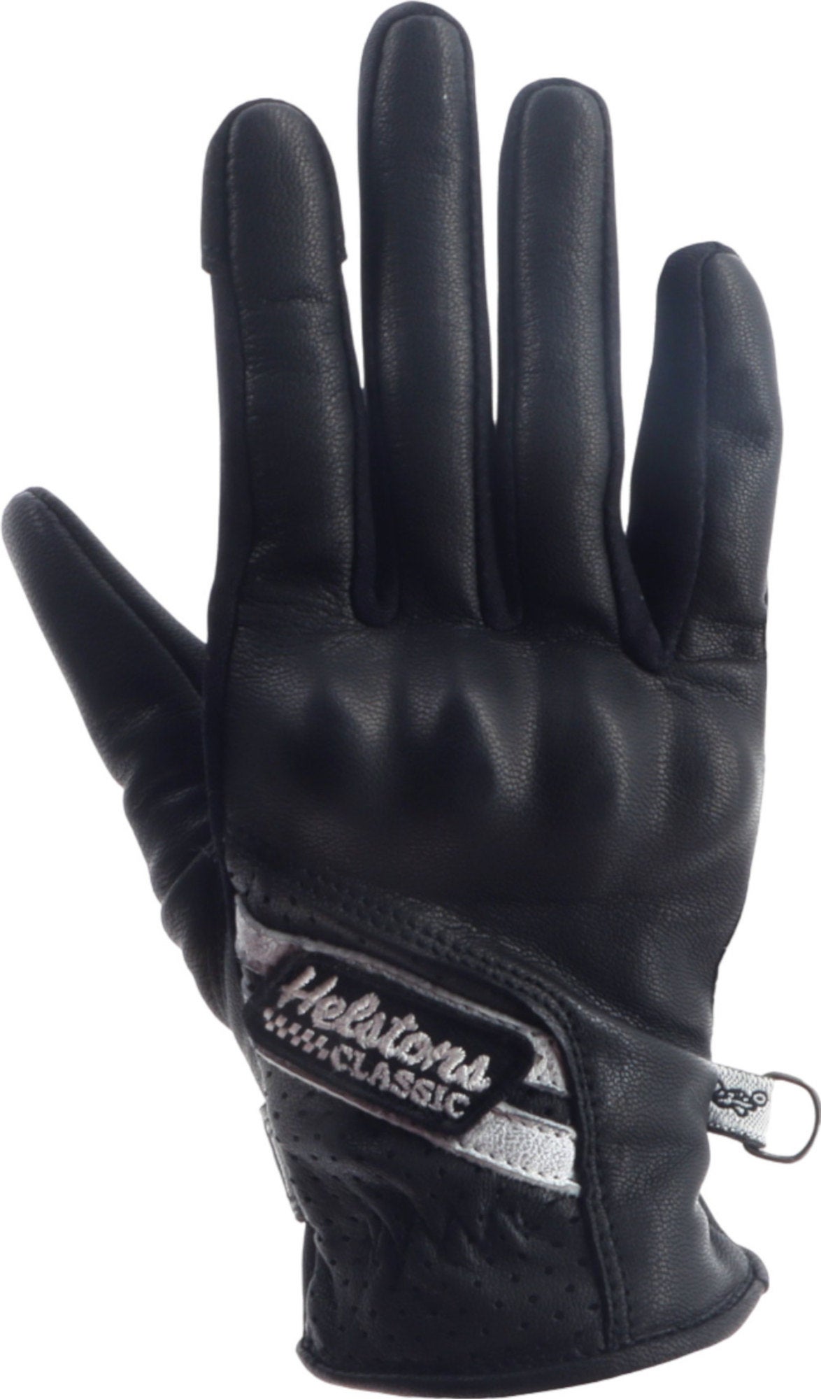 Helstons DS Air perforerede Ladies Motorcykel Handsker Sort/hvid 8 Figur 1
