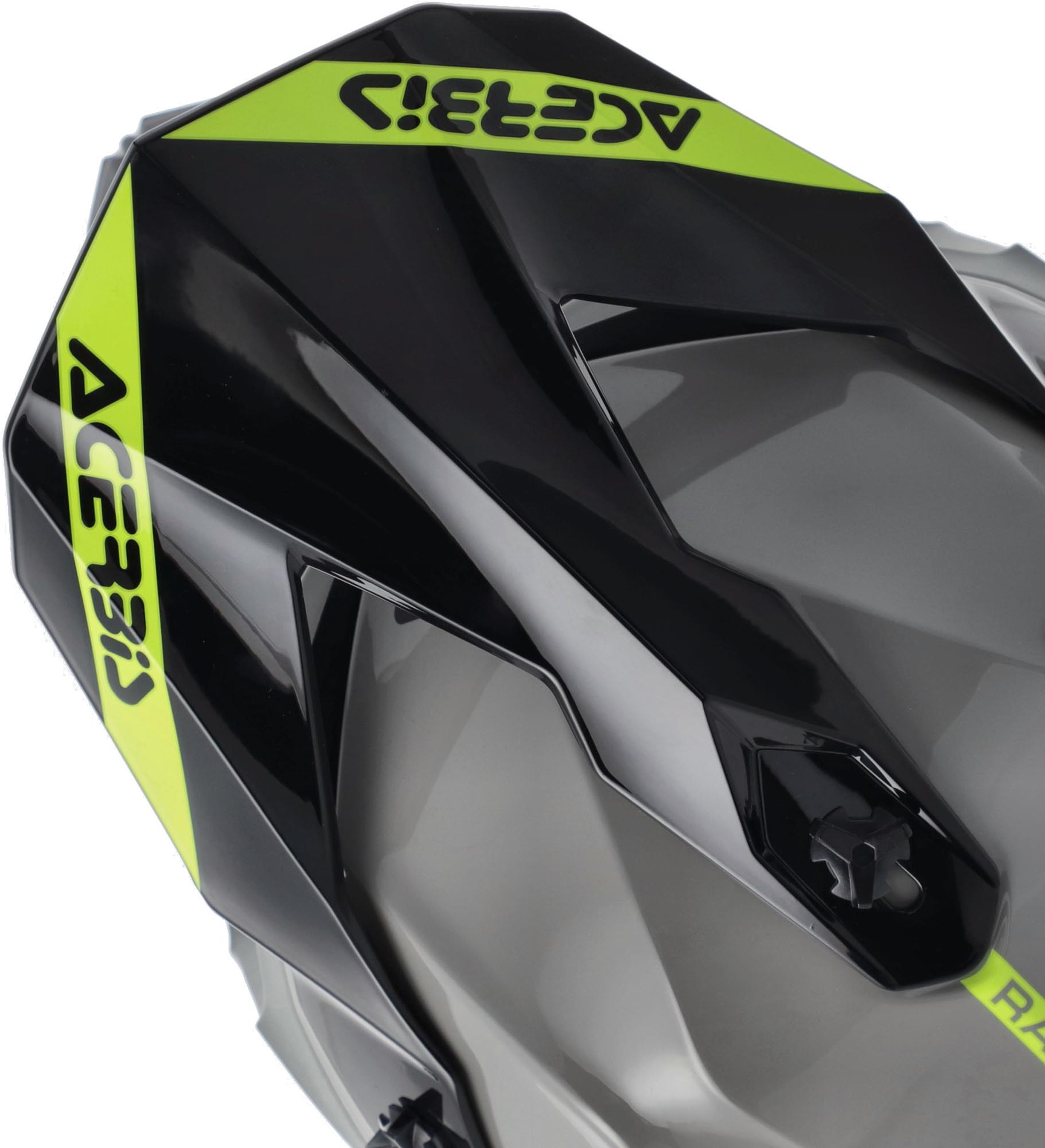 Acerbis Linear Solid Motocross Helm hellgrau/neon XL (61/62) Abbildung 6